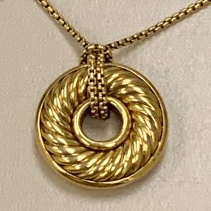 david yurman cable pendent necklace